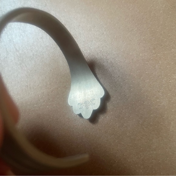 Vintage shell design adjustable cuff bracelet bangle - Picture 6 of 8